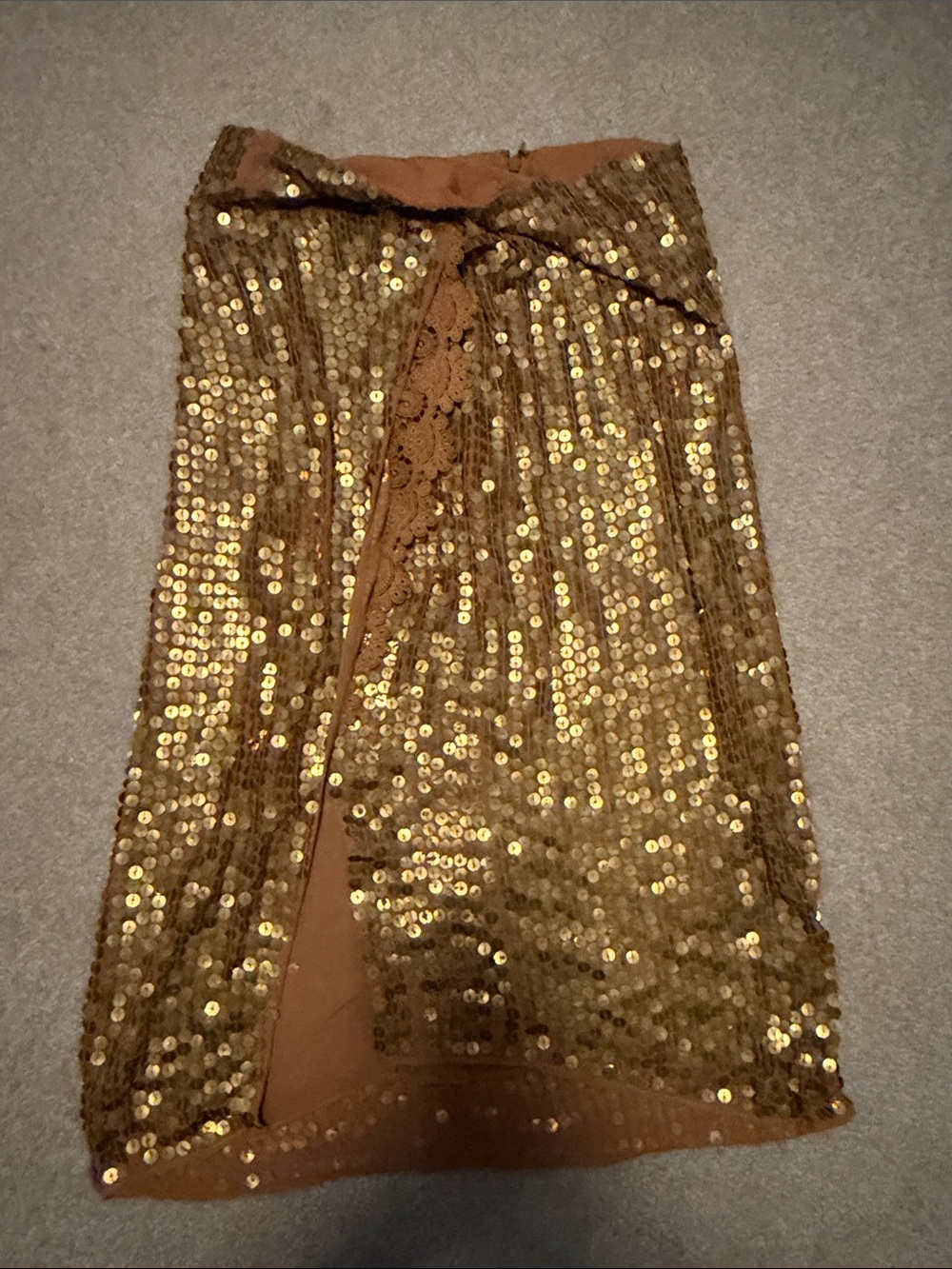 Ted baker Gold Sequin Pencil Skirt - Elegant Evening Wear